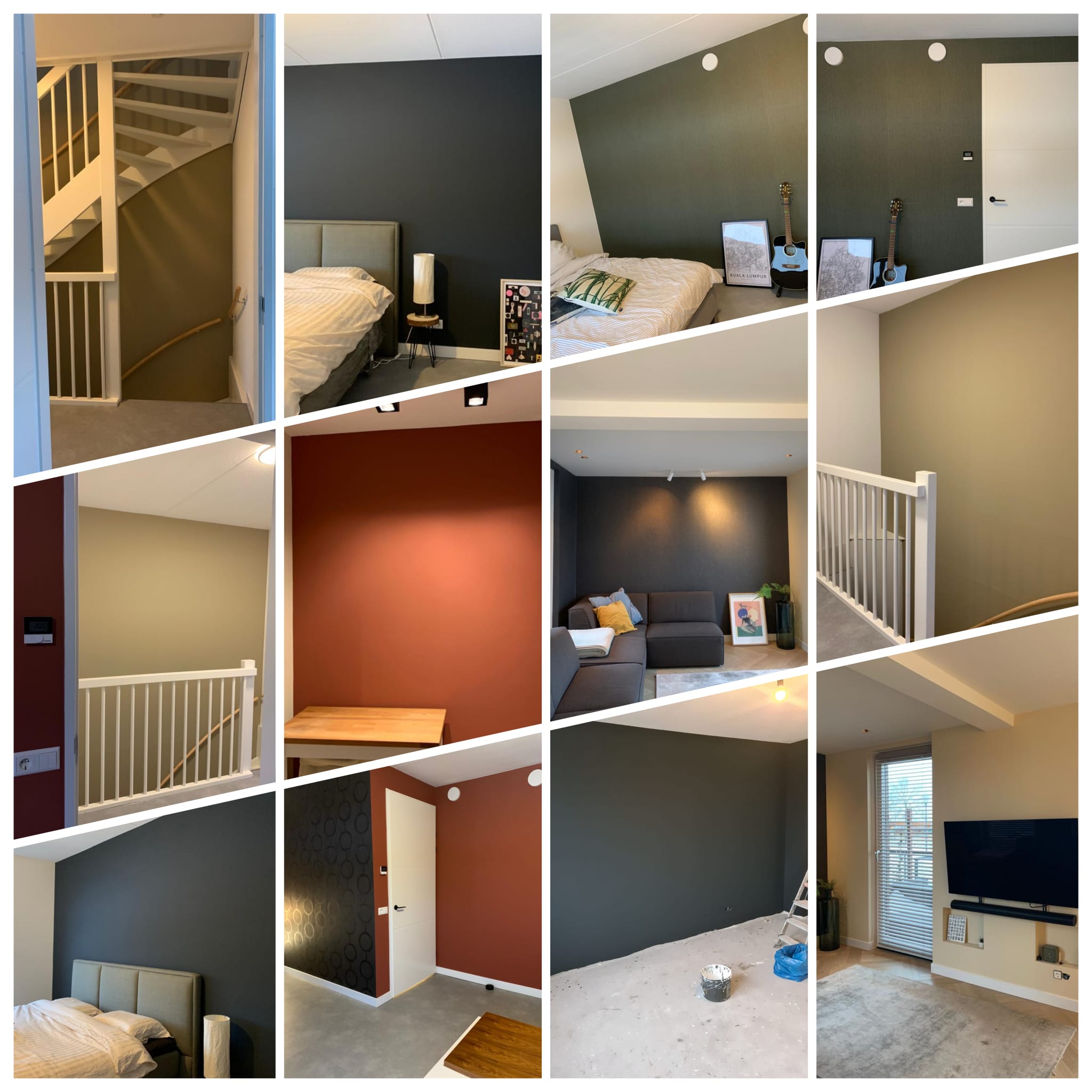 Renovlies behang kleur